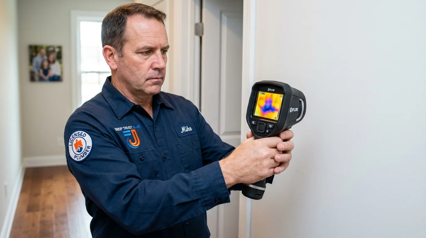 Thermal imaging leak detection by Johns Plumbing LLC in Dallas